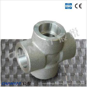 Stainless Steel Forged Socket Welding Fitting Cross (1.4449, X5CrNiMo1713)